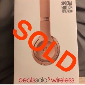 ‼️SOLD‼️ Dre Beats Solo 3 Wireless Headphones